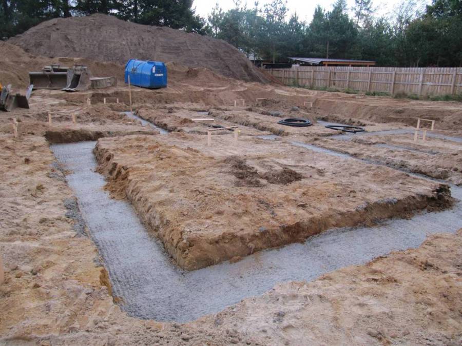 Groundworks photograph from the AJ Services website
